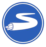 Blauer Kreis mit S информацией